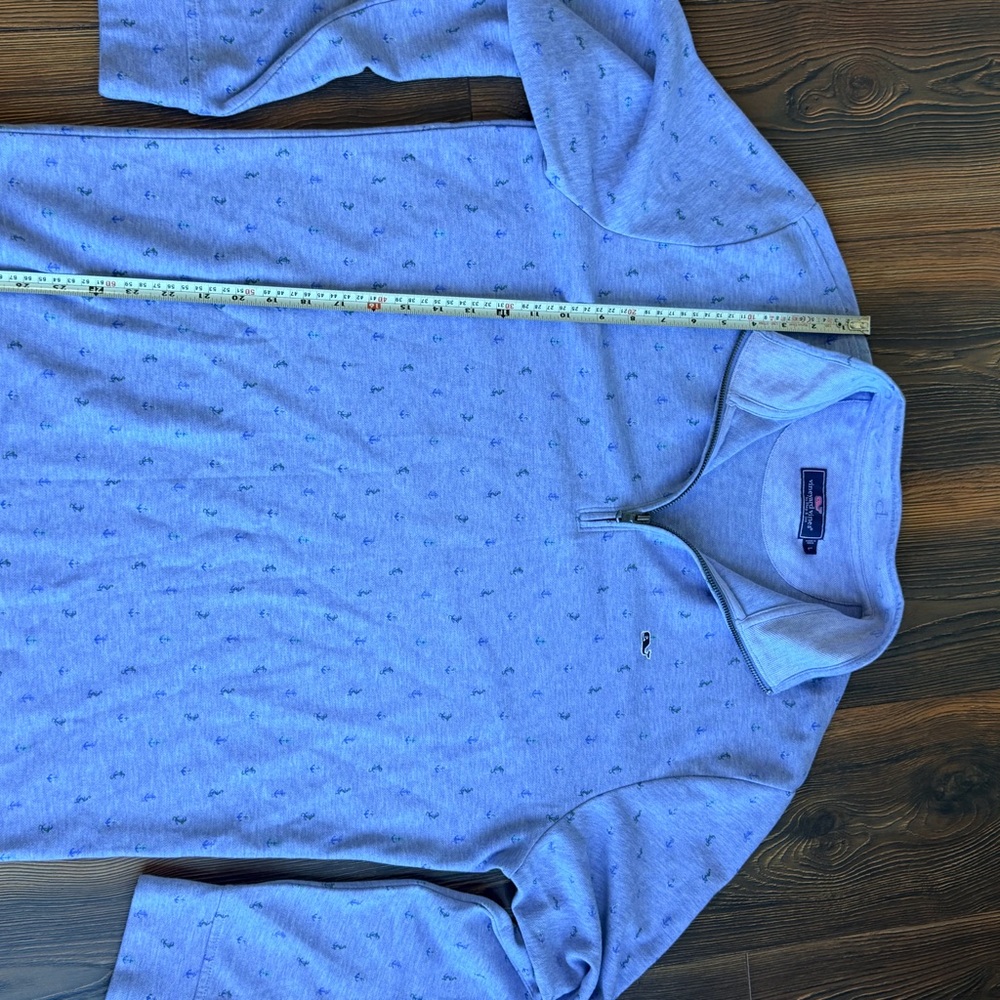 Vineyard Vines Blue Patterned Pullover Large - image 5